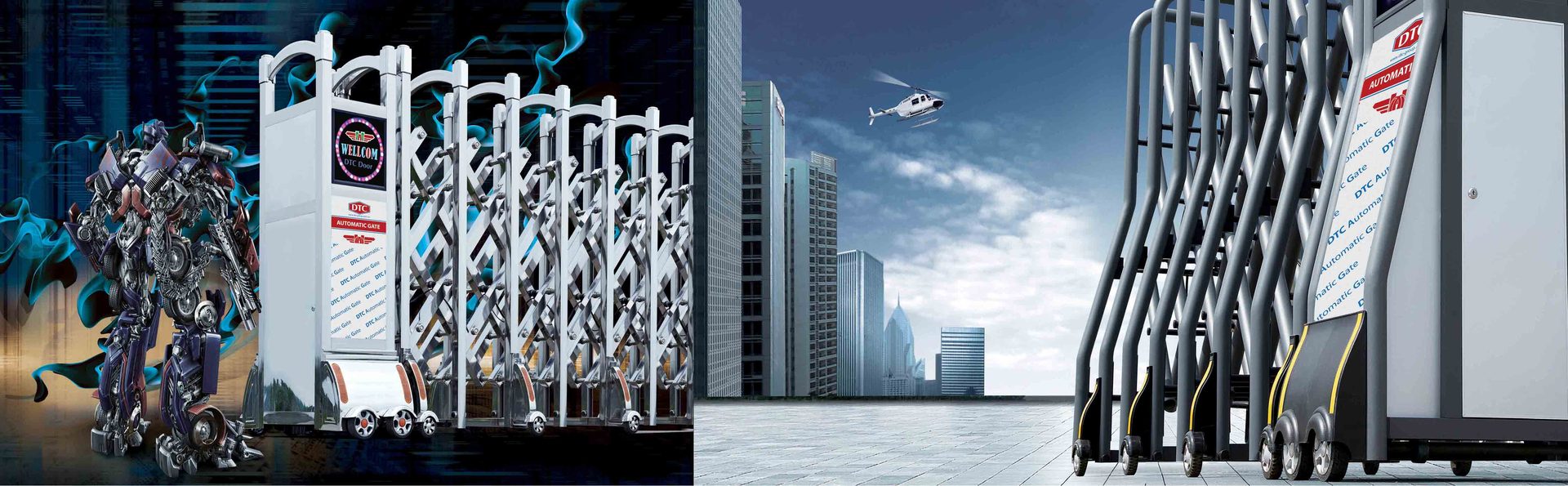 Cổng xếp, barrier tự động DTC