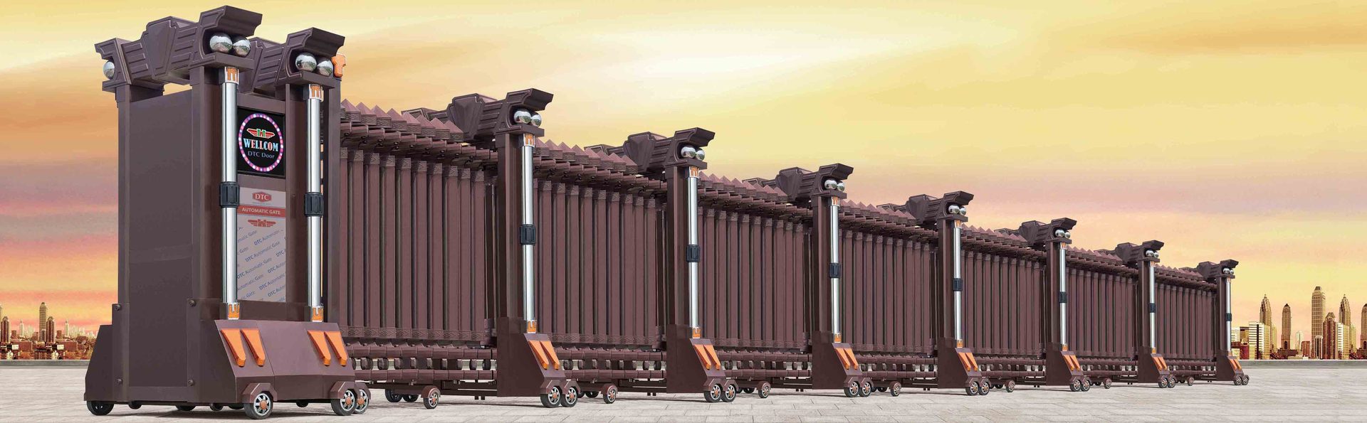 Cổng xếp, barrier tự động DTC