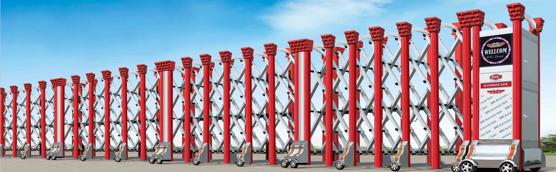 Cổng xếp, barrier tự động DTC