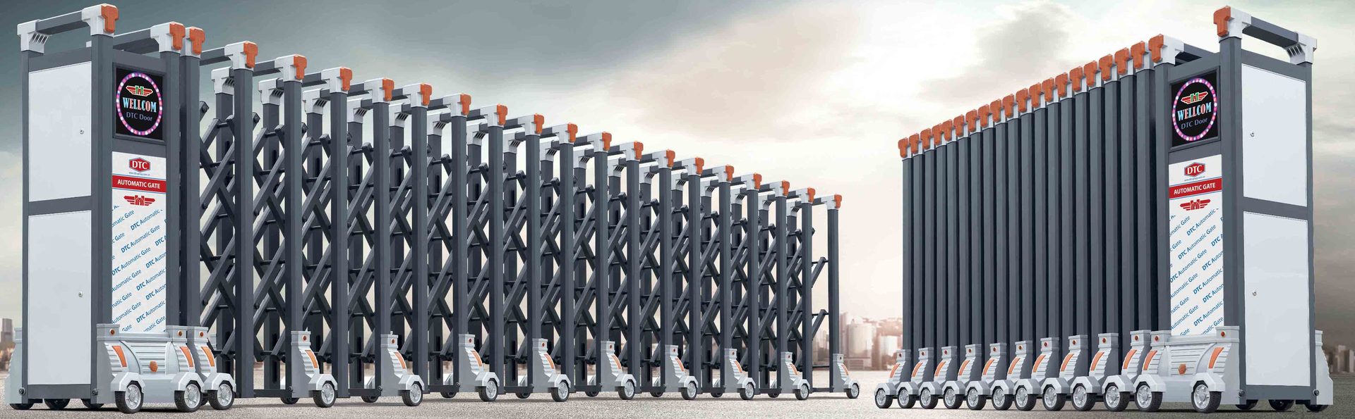 Cổng xếp, barrier tự động DTC