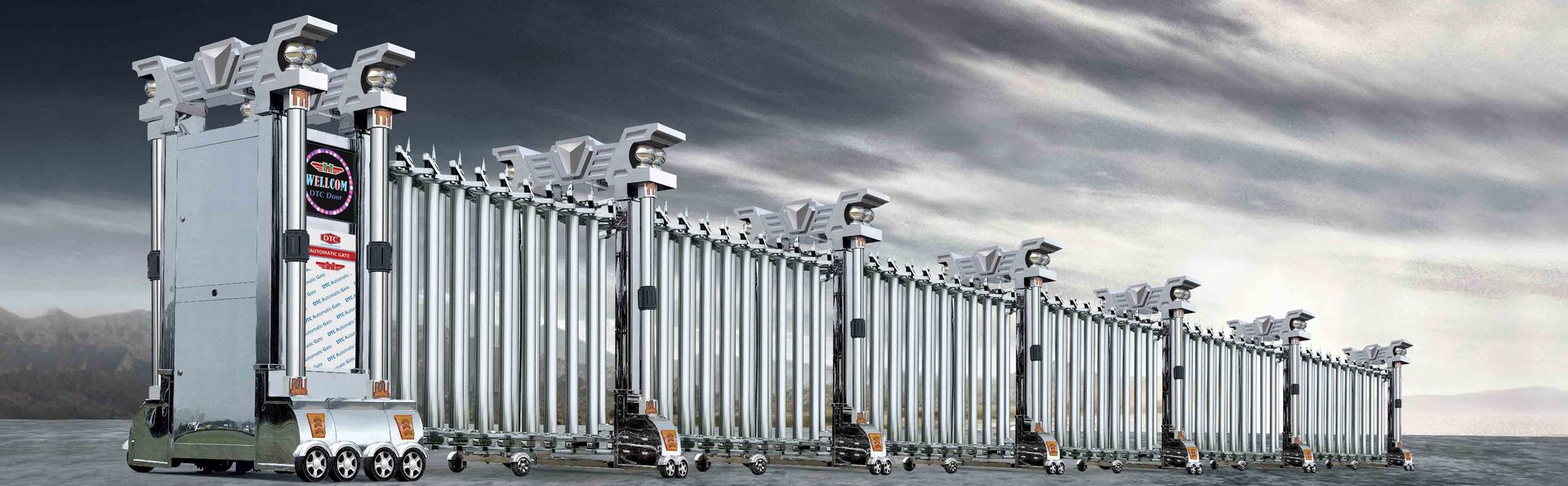 Cổng xếp, barrier tự động DTC