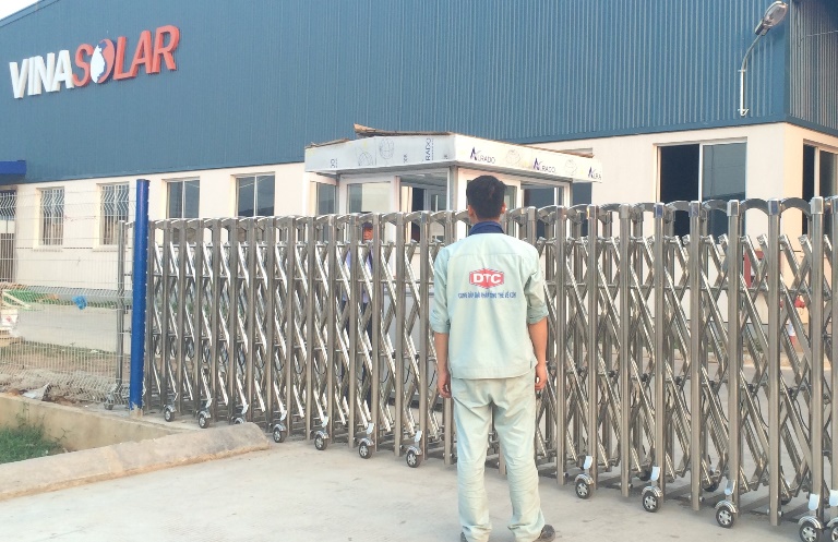 sửa chữa cổng xếp điện tự động tại Hà Nội